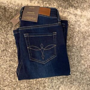 Chyanne Women's Dark Blue Boot Cut Jeans